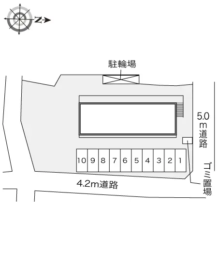 ★手数料０円★揖保郡太子町東南　月極駐車場（LP）